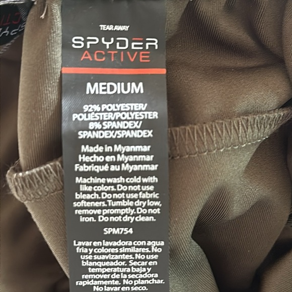 New Spyder Active workout suit. Medium bark green - Picture 12 of 12
